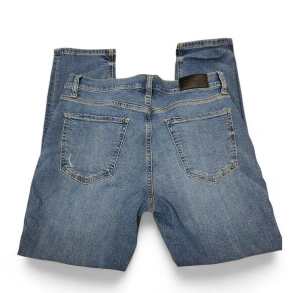 Original Use Distress Blue Slim Taper Jeans Size 30/30 - Picture 8 of 8